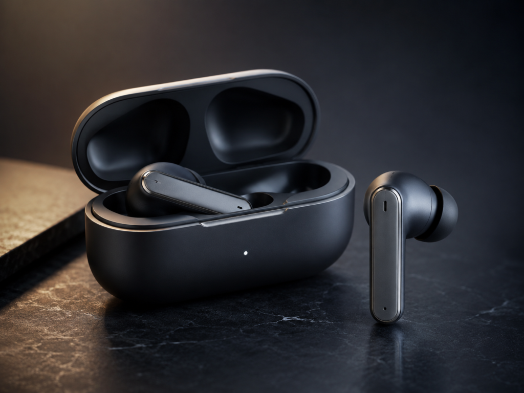 Stem-Style Wireless Earbuds with Premium Charging Case stem-style-wireless-earbuds-premium-design-dark-case